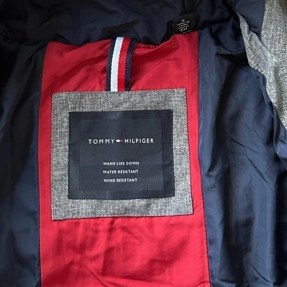 Tommy Hilfiger | Ultra Loft Down Hooded Coat in Grey Heather (S)